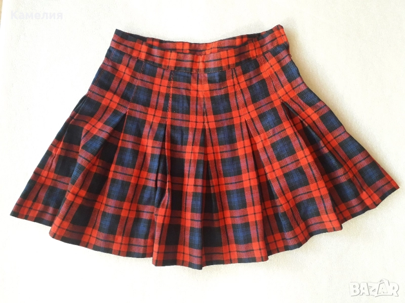 Пола H&M, шотландско каре, XS-размер, снимка 1