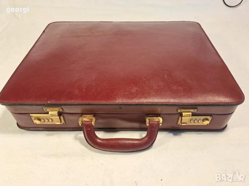 кожено бизнес куфарче Crown's club   1/3, снимка 1