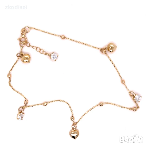 Златна дамска гривна за крак 3,02гр. 26см. 14кр. проба:585 модел:32124-1, снимка 1