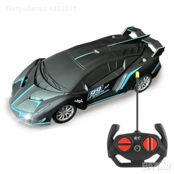 Високоскоростна дрифт кола с дистанционно управление , снимка 1