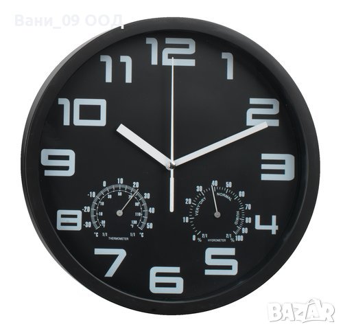 3 в 1! Часовник, термометър и хидрометър!, снимка 1