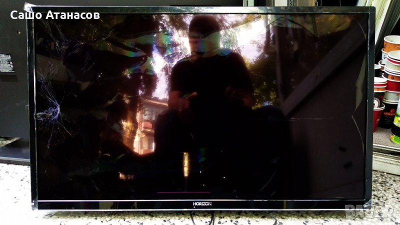 HORIZON 32HL7330H със счупена матрица ,17IPS62 ,17MB211 ,6870C-0442B ,VES315WNDL-2D-N24, снимка 1