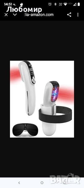 KTS комбинира терапия с червена светлина с транскутанна електрическа нервна стимулация, снимка 1