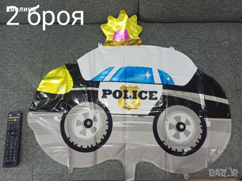 Балони от фолио полицейска кола, снимка 1