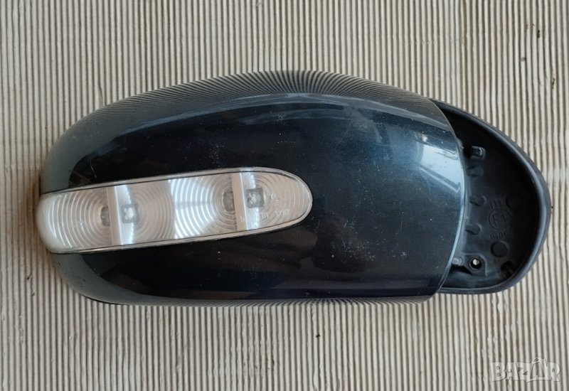 дясно прибиращо огледало с мигач и подсветка - Mercedes E class  W211 и S211, снимка 1