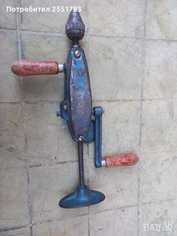 Немска рьчна бормашина с 2бр.обороти, снимка 1