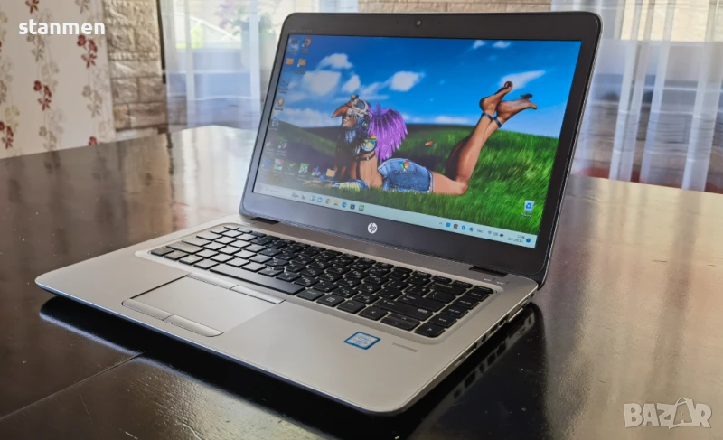 Продавам лаптоп HP EliteBook 840/мат14сКам/4х2.4Ghz/8gbDDR4/SSD400gb/4чБат/Профилактиран, снимка 1