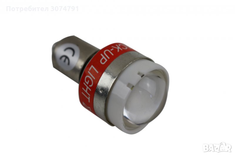 Крушка LED SMD лупа Вграден Зумер Мелодия Заден Ход 12V BA15S P21W, снимка 1