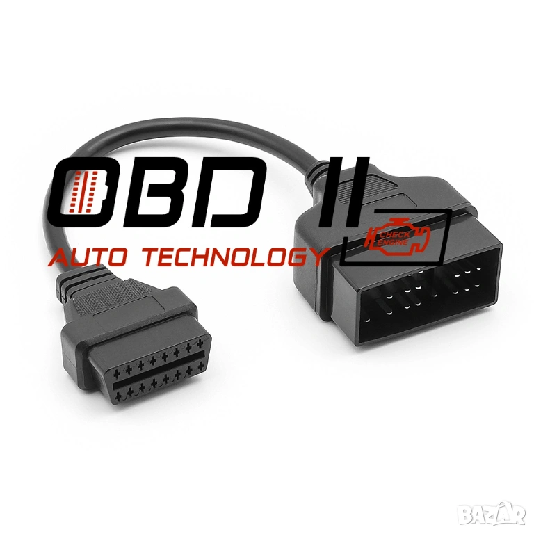 Кабел / Преходник / Адаптер за Toyota 22 Пина 22 Pin Тойота Delphi, снимка 1