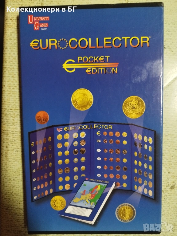 НОВ КЛАСЬОР (ХОЛДЕР) ЗА СЪХРАНЕНИЕ  НА СЕТОВЕ ЕВРОМОНЕТИ ОТ 12 ДЪРЖАВИ, снимка 1