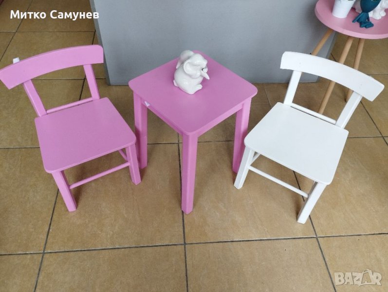 Комплект масичка с две столчета.Производител., снимка 1