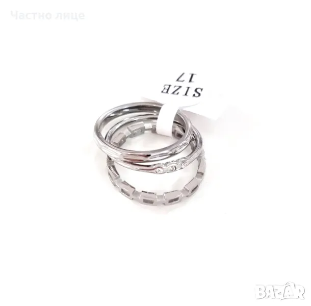 Дамски пръстен от медицинска стомана , снимка 1
