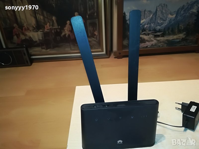 4g mtel router-за сим карта с 2 антени 0205230844, снимка 1