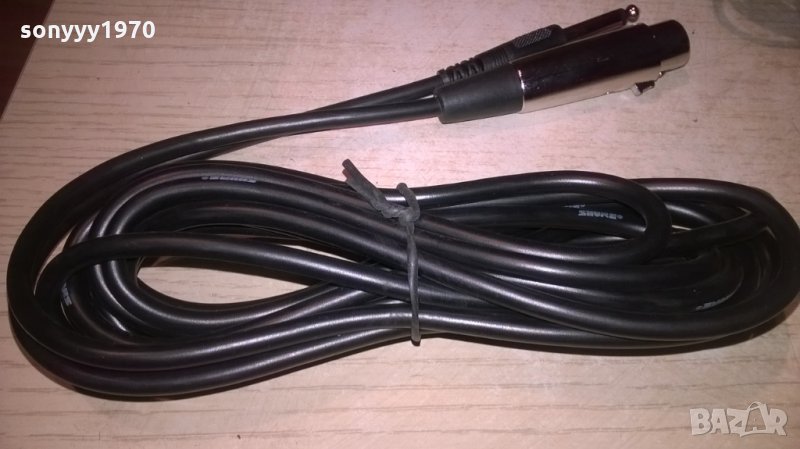 shure-профи кабел за микрофон, снимка 1
