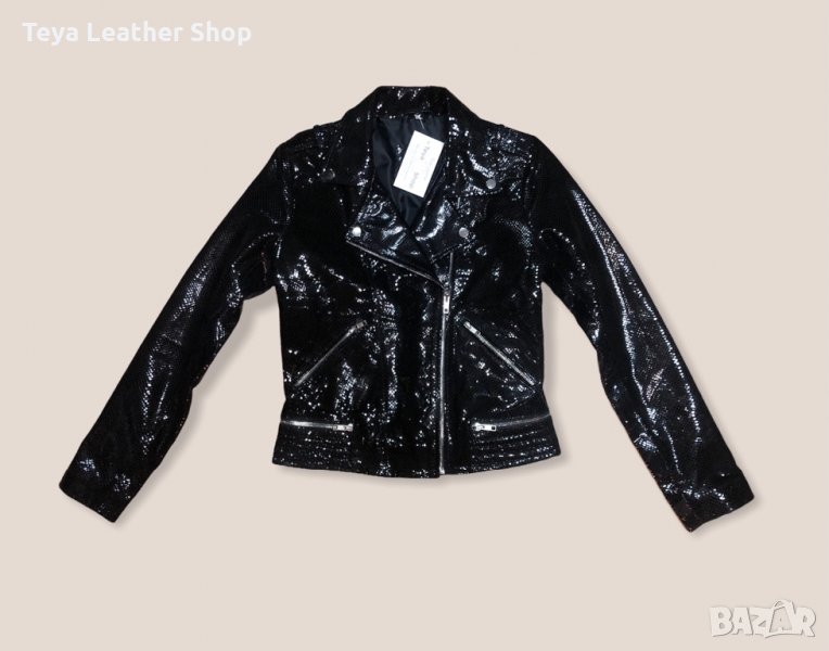 Уникално дамско яке от естествена кожа, снимка 1