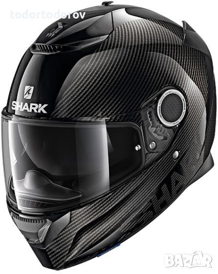 Промоция Мото Каска SHARK SPARTAN CARBON ,размери S,M,L,очила!, снимка 1