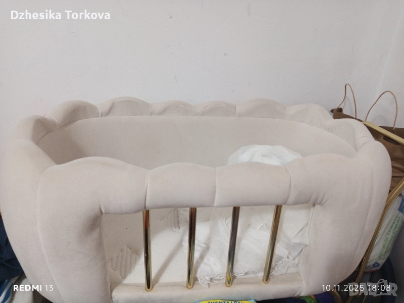 Бебешко легло с балдахин, снимка 1