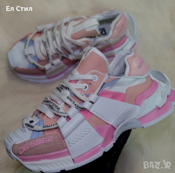 📌#Сникърси-Dolce&Gabbana Бяло с Розово 36 37 38 39 номер Цена 120лв/61.36 € Еконт, снимка 1