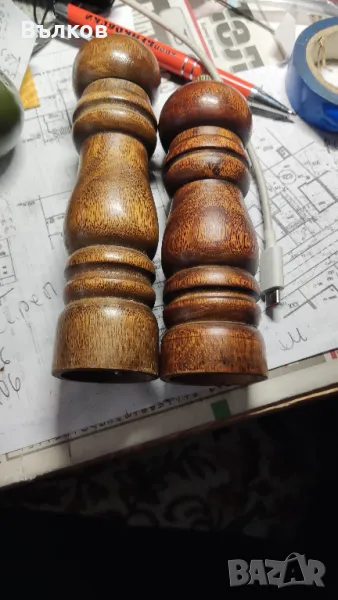 две дървени мелнички, снимка 1