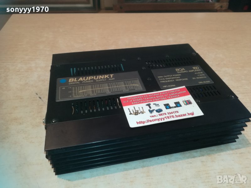 blaupunkt bqa-160 amplifier-made in japan 0204211839, снимка 1