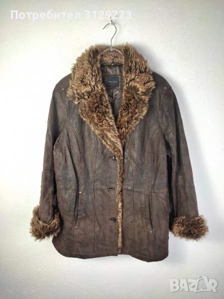 Donna leather coat 48, снимка 1