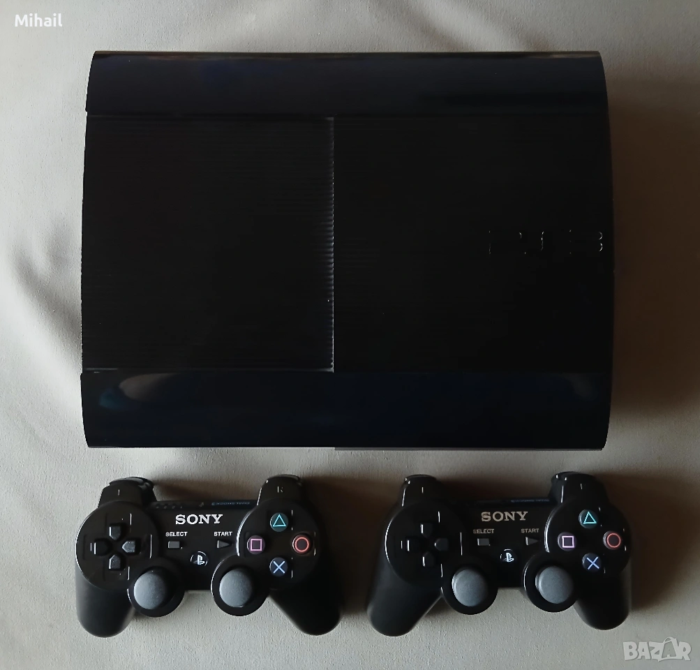 Sony PlayStation 3 super slim,2 Игри, снимка 1