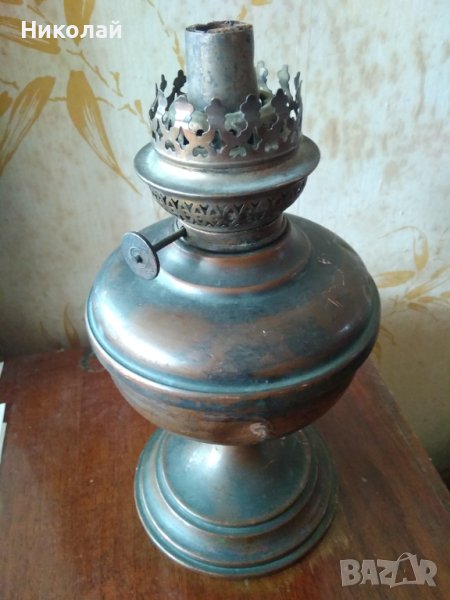 Старинна газена , газова лампа, снимка 1