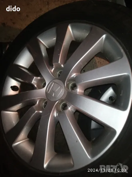 Джанти с гуми за Хонда, снимка 1