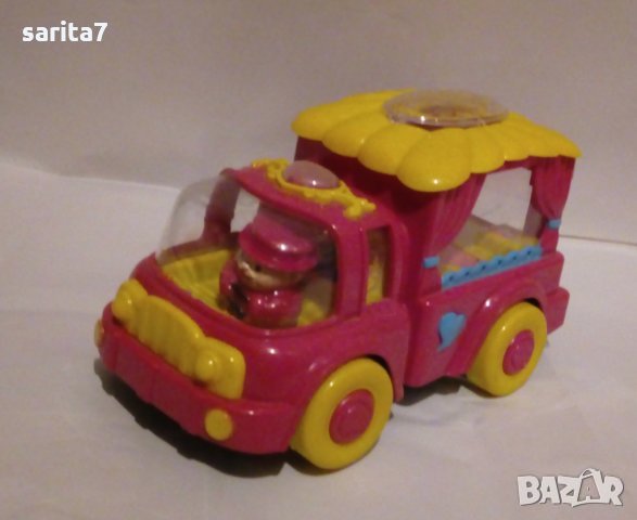 Детска розова музикална кола, снимка 1