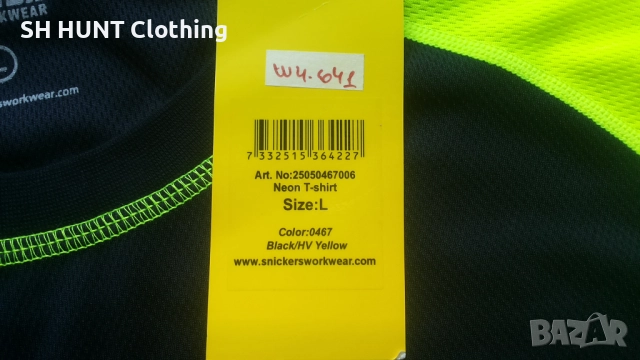 Snickers Work T-Shirt размер L работна тениска W4-641, снимка 10 - Тениски - 52484406
