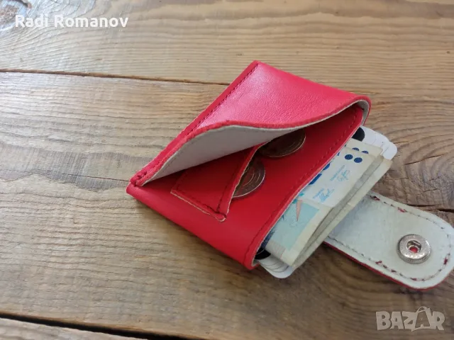 кожен калъф за карти и лични документи 