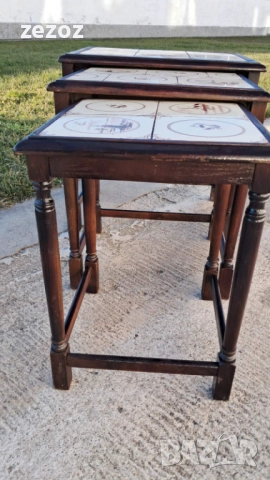 Масички с плочки-3бр., снимка 9 - Маси - 51804680