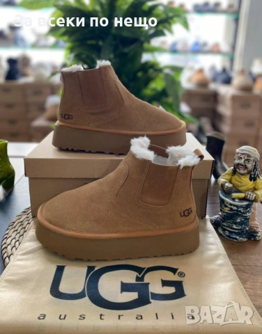 UGG Дамски Топли Зимни Боти ЮДЖИДЖИ - Налични Различни Цветове Код E903, снимка 6 - Дамски боти - 51865240