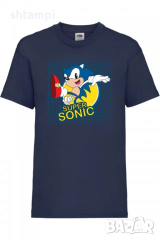 Детска тениска Sonic Super sonic 005,Соник,Игра,Изненада,Подарък,Празник,Повод, снимка 2 - Детски тениски и потници - 37434852