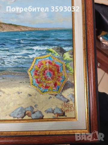 Масло върху платно Юлиан Кръстев , снимка 6 - Картини - 53390126