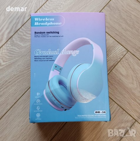 Bluetooth 5.1 безжични детски слушалки сгъваеми,розови и лилави, снимка 9 - Безжични слушалки - 43759784