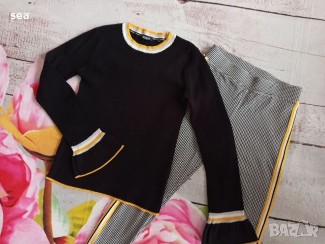 Зимен сет клин H&M и блуза Blue Seven 164 р., снимка 2 - Детски Блузи и туники - 52321455