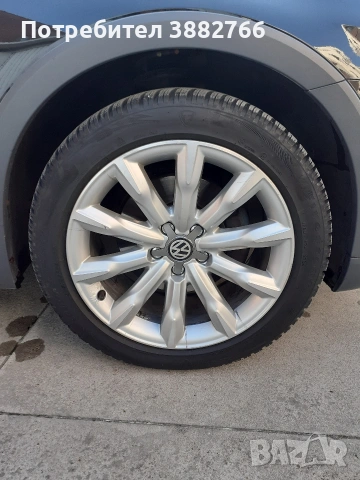 Оригинални джанти 5х112 18цола 8J ет.26 с зимни гуми NEXEN 245 45 18, снимка 4 - Гуми и джанти - 53503091