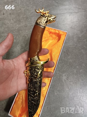 сувенирен кинжал нож елен