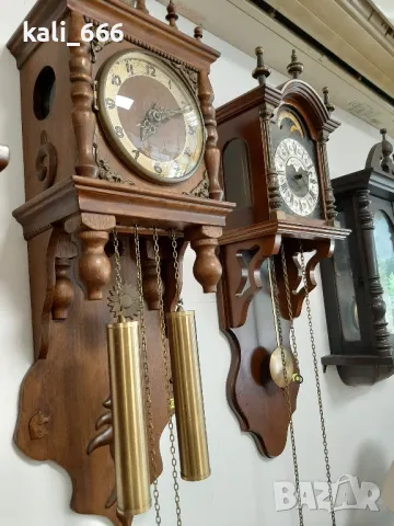 Механичен часовник с шахматни фигури  внос от Холандия , снимка 4 - Антикварни и старинни предмети - 48943359