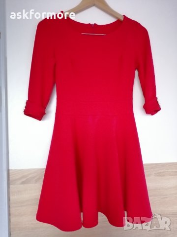 Червена малка рокля, размер С-М, снимка 1