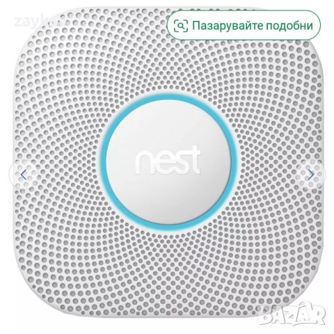 Google Nest Protect 2-ро поколение детектор за дим и CO 