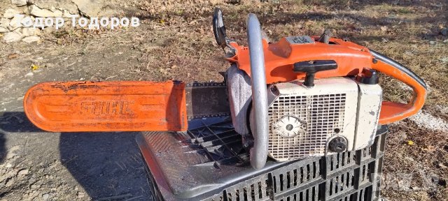 Резачка STIHL 045 AV 77cc 5.2к.с. 50см За дърва ОРИГИНАЛ ПРОФЕСИОНАЛНА, снимка 4 - Градинска техника - 42990027