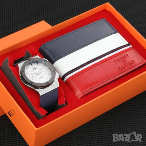 подаръчни комплекти louis vuitton tommy hilfiger lacoste versace , снимка 7 - Подаръци за мъже - 50599608