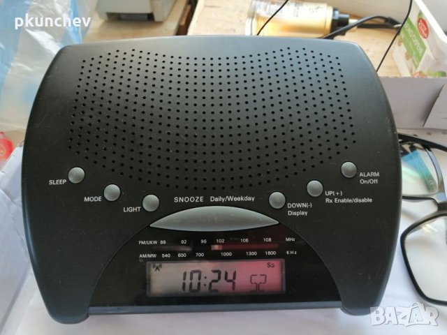 Радио-часовник, радиосинхрон, снимка 7 - Радиокасетофони, транзистори - 26764563