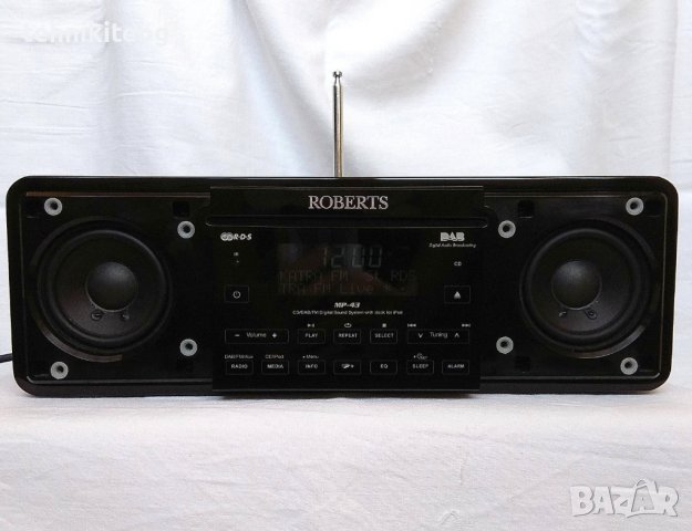 ⭐⭐⭐ █▬█ █ ▀█▀ ⭐⭐⭐ ROBERTS MP-43 - английска дизайнерска система със CD/DAB/FM/iPod и тъч бутони, снимка 3 - Аудиосистеми - 43384630