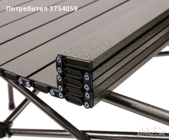 Комплект сгъваеми градински столове и маса, снимка 4 - Градински мебели, декорация  - 50550083