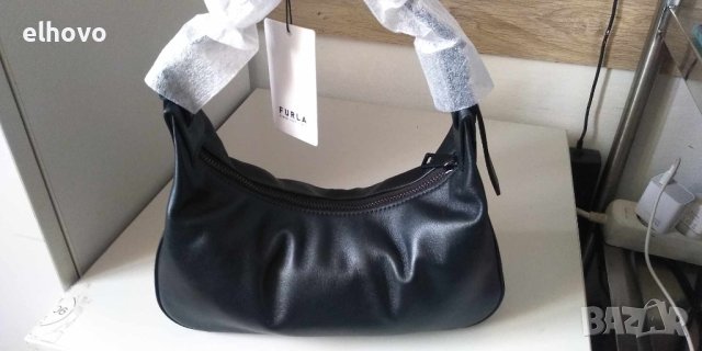Дамска чанта Furla Flow-черна, снимка 5 - Чанти - 43970087