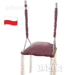 Красива люлка 3в1, розова, градинска люлка, детска люлка, люлка за двор, люлка за тераса, снимка 2 - Градински мебели, декорация  - 34160114