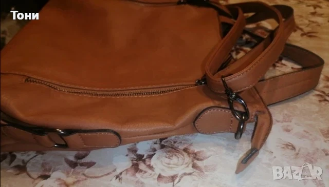 Нова Голяма Дамска Чанта Изцяло от Естествена Кожа , снимка 2 - Чанти - 50778224